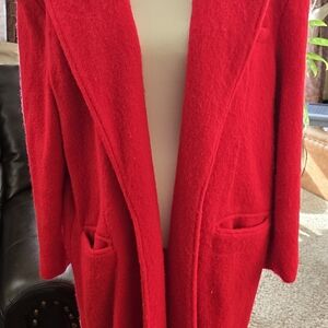 AKIRA Bold Red Cardigan